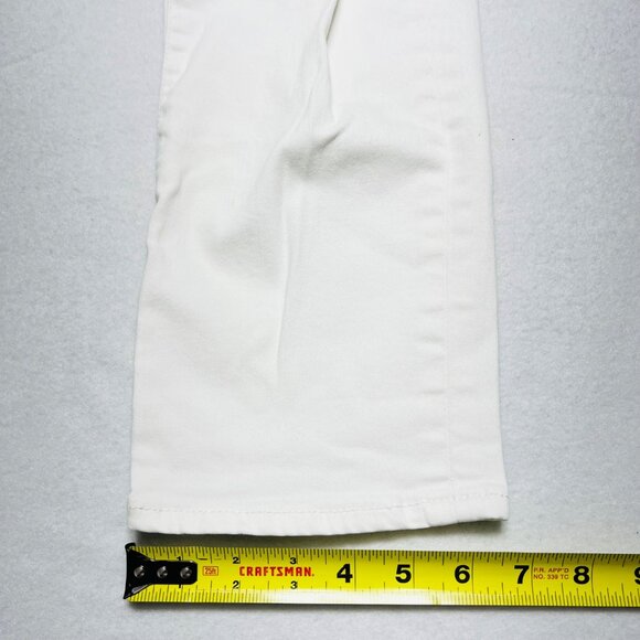 True Religion Women's Starr Distressed High Waist Stretch White Jeans Size 27W - Picture 10 of 11